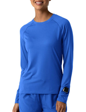 Wink Scrubs Women's Watch Window Long Sleeve Underscrub Top