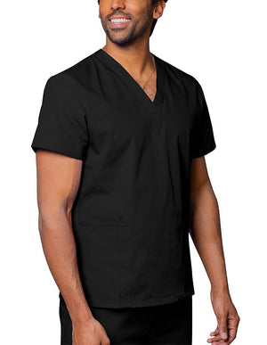 Adar Universal Unisex V-Neck 2 Pocket Scrub Top