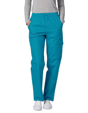 Adar Universal Multipocket Women's Cargo Petite Scrub Pant