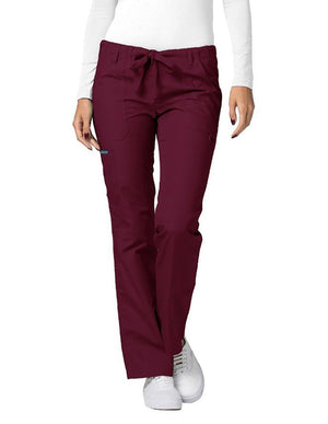 Adar Universal Women's Low-Rise Drawstring Scrub Pants