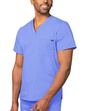 Adar Universal Unisex V Neck Tunic One Pocket Scrub Top