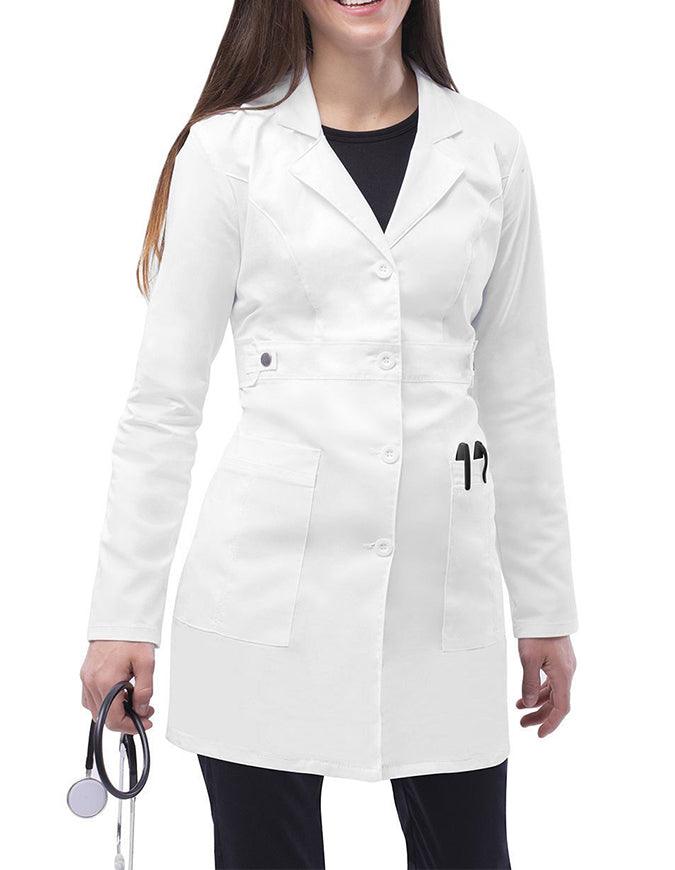 Shop Adar 3304 Pop Stretch 36 Inch Women s Tab Waist Lab Coat