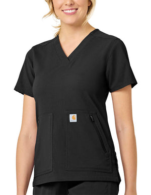 Carhartt Rugged Flex Women's 4-Pocket V-Neck Scrub Top