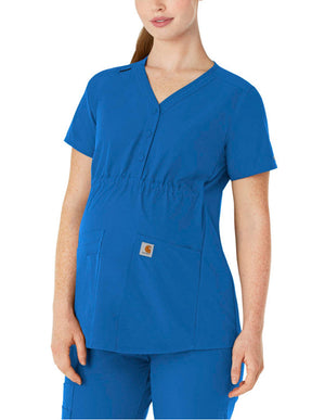 Carhartt Force Essentials Women's Henley Maternity Scrub Top