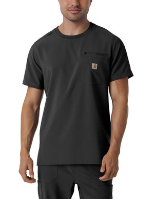 Carhartt Force Cross-Flex Men's Crew Neck Scrub Top