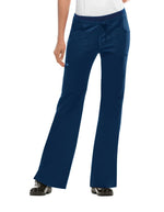 Cherokee WorkWear Junior Flare Drawstring Scrub Pants Navy