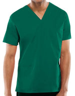 Cherokee Workwear Unisex Three Pocket Scrub Top - Hunter