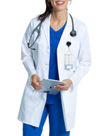 Cherokee Project Lab Women's Classic Fit Tall Lab Coat - White