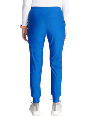 Cherokee Form Women's Mid Rise Tapered Leg Drawstring Pant