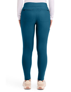 Cherokee Form Women's Mid Rise Tapered Leg Drawstring Pant