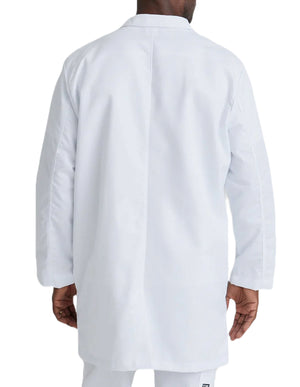 Grey's Anatomy Men's Five Pocket French Seam Long Lab Coat