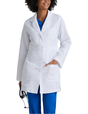 Grey's Anatomy Women's 34" Notched Collar Lab Coat