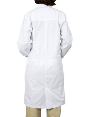 HeedFit Unisex 37 Inches Three Pocket White Functional Lab Coat