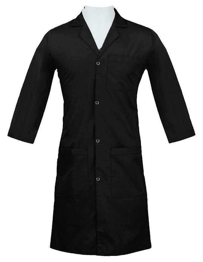 Panda Uniform Unisex Snap Front 40 Inch 3 Quarter Sleeve Lab coat