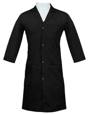 Panda Uniform Unisex Snap Front 40 Inch 3 Quarter Sleeve Lab coat