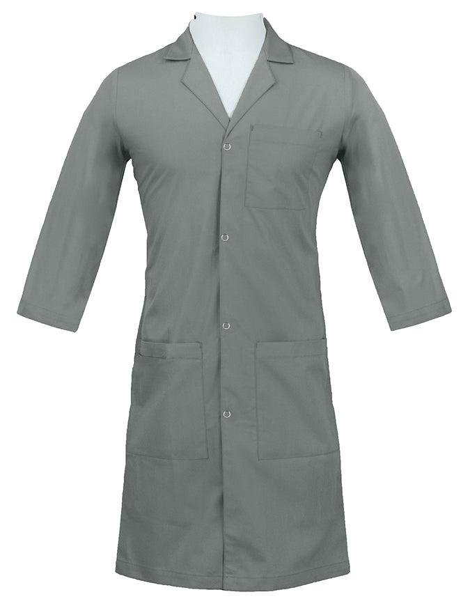 Panda Uniform Unisex Snap Front 3 Quarter Sleeve Imported Lab coat