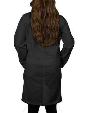 Panda Uniforms Unisex 37 Inches No Pocket Zip Front Lab Coat