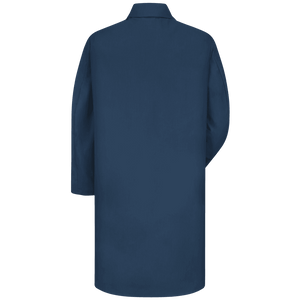 Red Kap 41.5 Inch Three Pockets Men Navy Colored Lab Coat - Navy