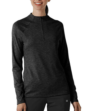 Wink Women's Watch Window Quarter Zip Top