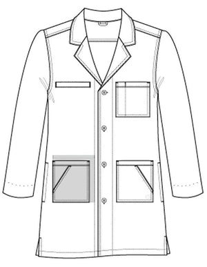 Clearance Wink WonderLab Men's Long Medical Lab Coat