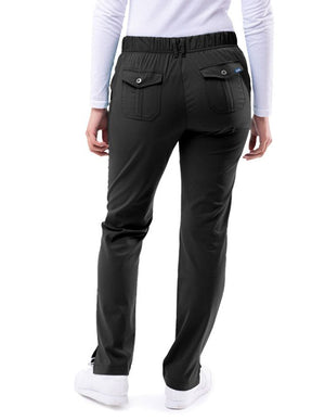 Adar PRO Women's Slim Fit 6 Pocket Tall Scrub Pant