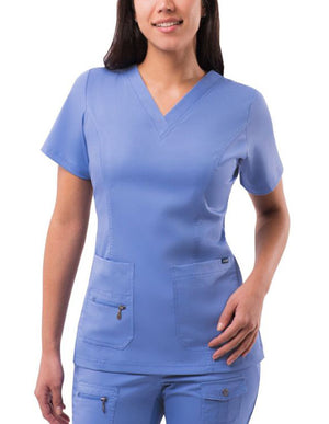 Adar PRO Women's Elevated V-neck Scrub Top