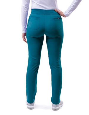 Adar PRO Women's Skinny Leg Yoga Tall Scrub Pant