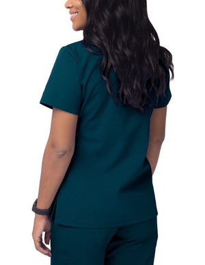 Adar Sivvan Womenβs Mock Wrap Scrub Top