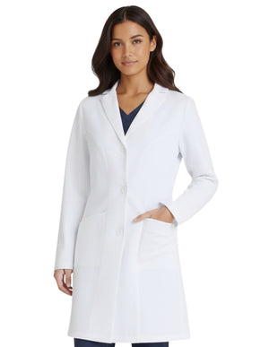 Labcoat HQ Women's 3 Pocket 34" 4-Button Lab Coat