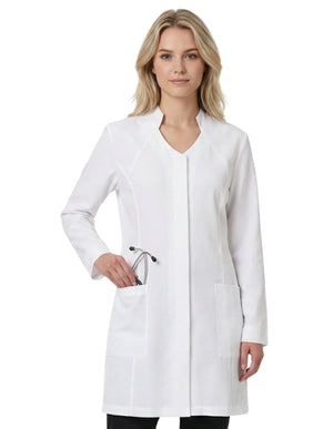 Labcoat HQ Women's 35 inch Stand Up Collar Stretch Labcoat