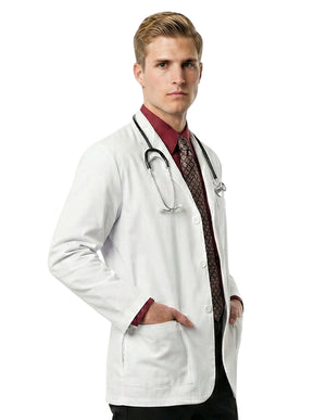 Labcoat HQ Men's 30 Inch Multipocket Medical Consultation Coat