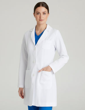 HeedFit Women's 32 Inch Three Pocket Lab Coat