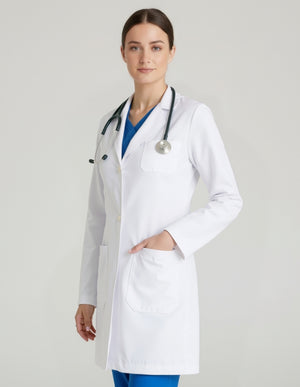 HeedFit Women's 32 Inch Three Pocket Lab Coat