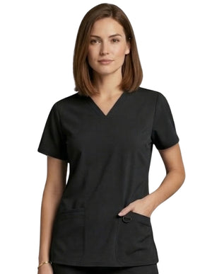 HeedFit 3- Pockets Women's V-Neck Nursing Scrub Top