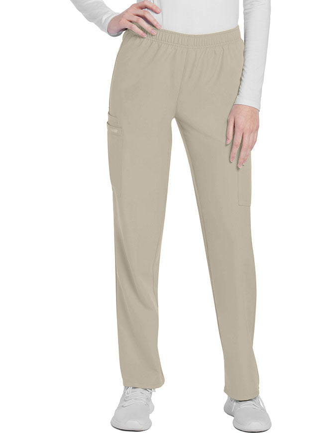 Cherokee WW Originals Ultra Women's Mid Rise Pull-on Slim Leg Cargo Pant