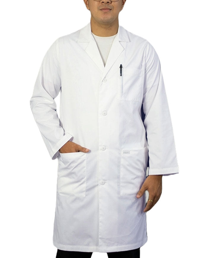Heedfit 40 Inches Unisex Long Lab Coat with Inner Pocket