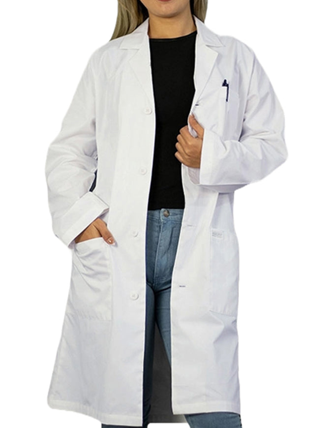 Heedfit Unisex Classic Long White Lab Coat