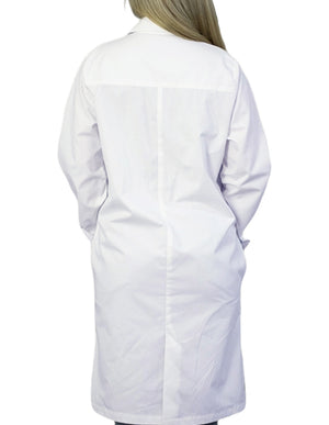 Heedfit Unisex Classic Long White Lab Coat