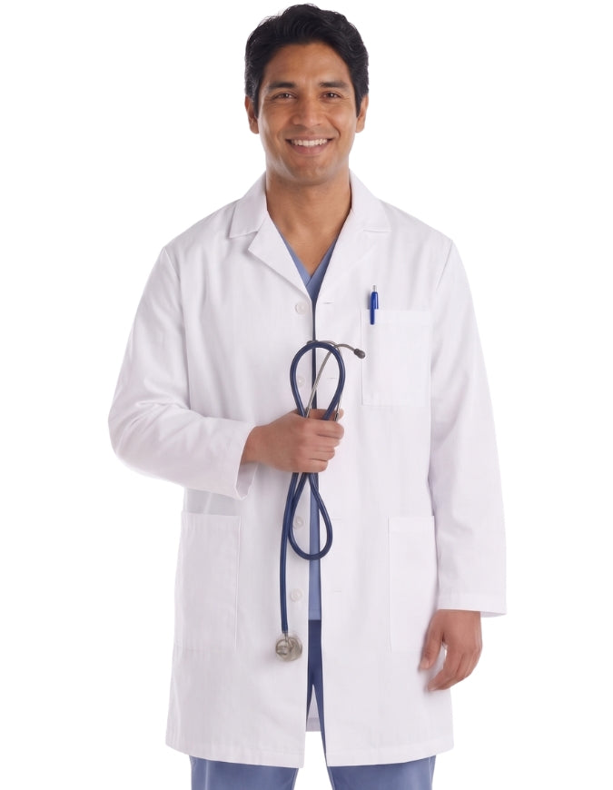 HeedFit 38 Inch Men's Long Medical Lab Coat