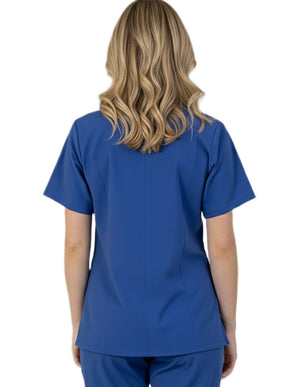 HeedFit 27.5 Inch Unisex V-Neck Four Pocket Scrub Top