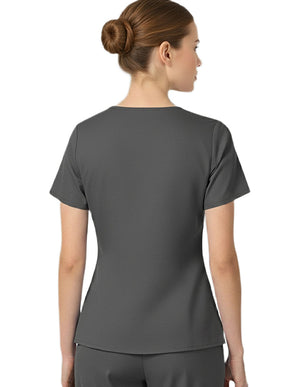 Free Embroidery HeedFit Women's Multi Pockets V-Neck Scrub Top