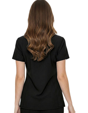 Free Embroidery HeedFit Women's Shaped Shoulder Seam Scrub Top