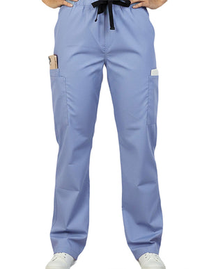 HeedFit 31 Inch Unisex Drawstring Cargo Scrub Pant