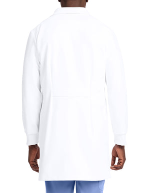 Healing Hands Men's Dental Lab Coat in White