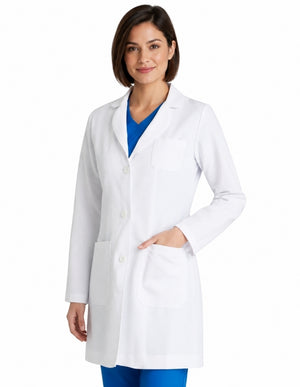 Labcoat HQ Women's 32 Inch Three Pocket Cotton Lab Coat