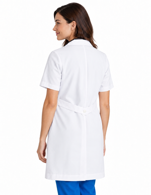 Labcoat HQ Women's 32 Inch Three Pocket Short Sleeve Lab Coat