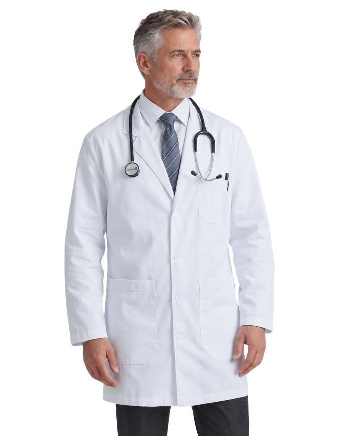 Labcoat HQ Men's 5-Pocket 37" Cotton Lab Coat