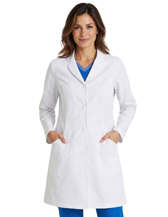 Labcoat HQ Women's 4-Pocket 35 Inch Cotton Lab Coat