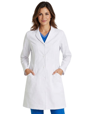 Labcoat HQ Women's 4-Pocket 35 Inch Cotton Lab Coat