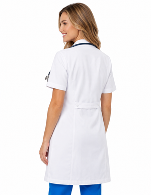 Labcoat HQ Women's 36" Slim-Fit Short Sleeve Lab Coat